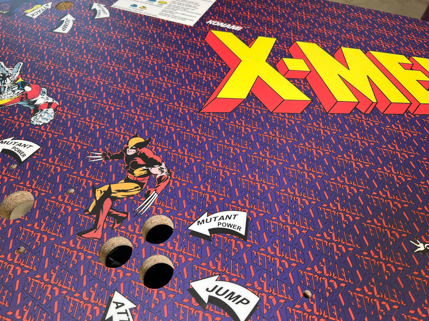 ボトマン Xmen 6 player control panel – Szabo's Arcades