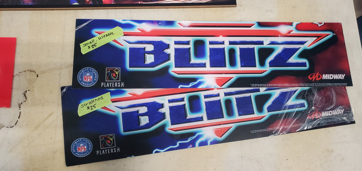 Arcade 1up Blitz Marquee- Blemishville – Szabo's Arcades