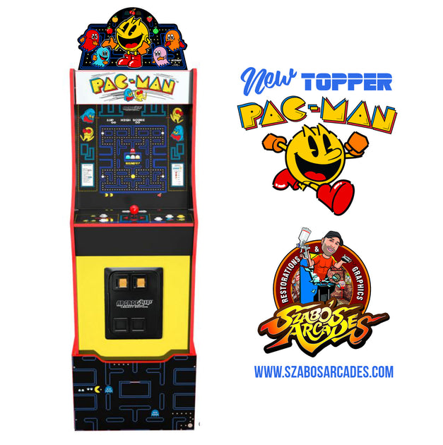 Arcade 1up Pac Man topper – Szabo's Arcades