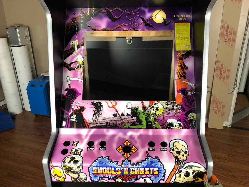 Ghouls n Ghosts Custom Front Art – Szabo's Arcades
