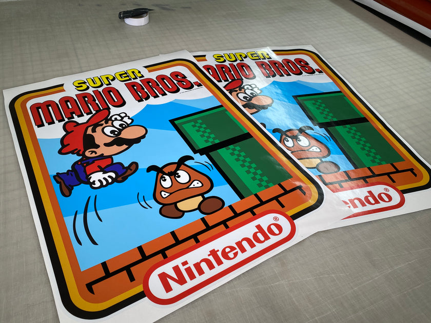 Super Mario Brothers Custom Side Art – Szabo's Arcades