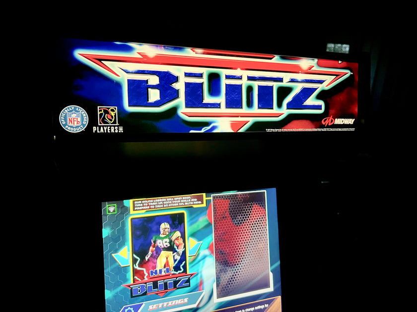 Arcade 1up NFL BLITZ Replacement Acrylic Marquee – Szabo's Arcades
