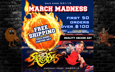March Madness Free shipping