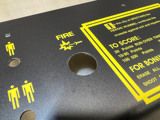 Spectar control panel overlay