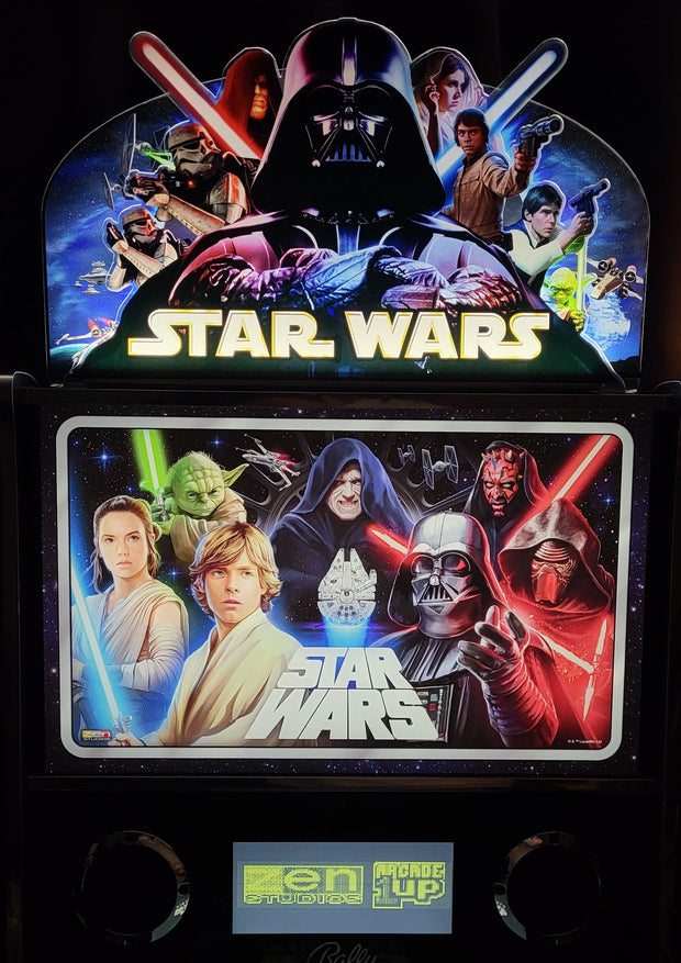 Arcade 1up Star Wars pinball topper