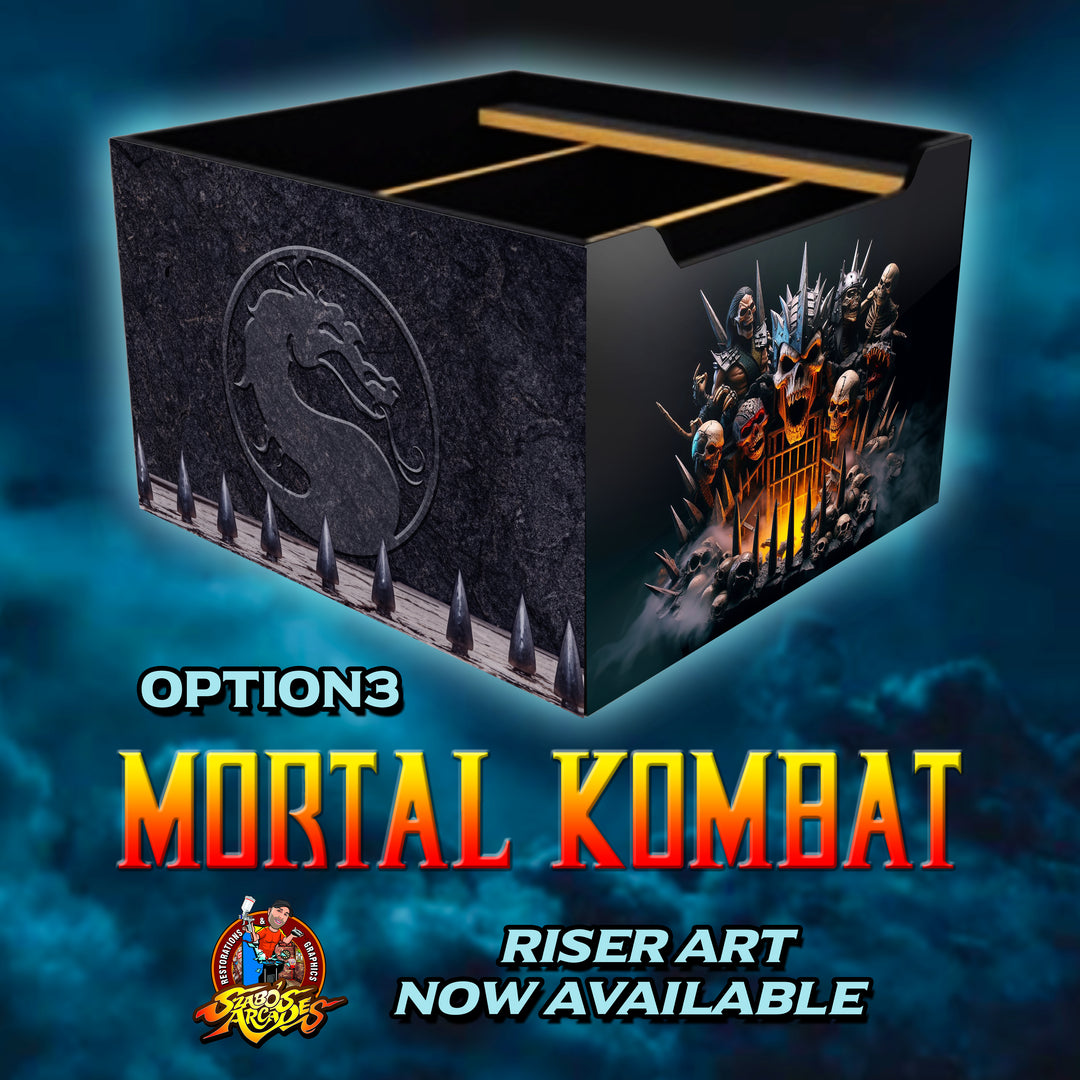 Mortal Kombat riser art – Szabo's Arcades