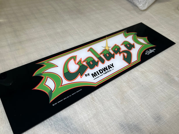 Arcade 1up Galaga marquee for Deluxe cabinet