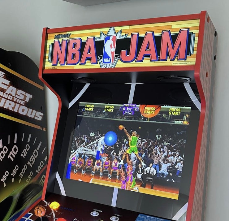 Arcade 1up NBA Jam marquee for Deluxe cabinet
