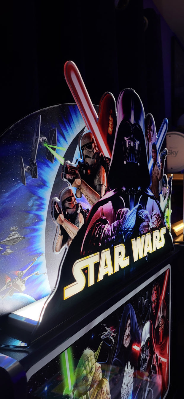 Arcade 1up Star Wars pinball topper