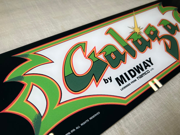 Arcade 1up Galaga marquee for Deluxe cabinet