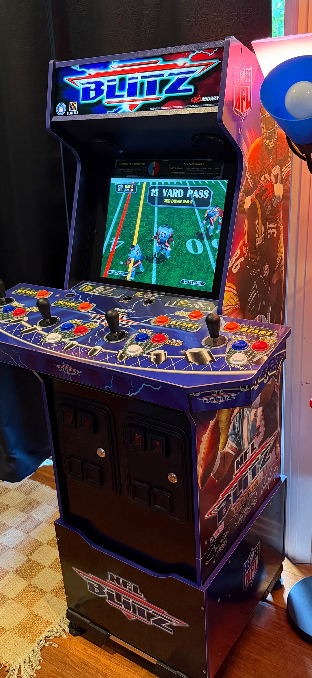 Arcade 1up NFL BLITZ Replacement Acrylic Marquee – Szabo's Arcades