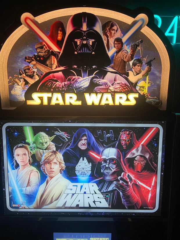 Arcade 1up Star Wars pinball topper