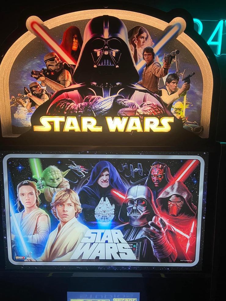 Arcade 1up Star Wars pinball topper