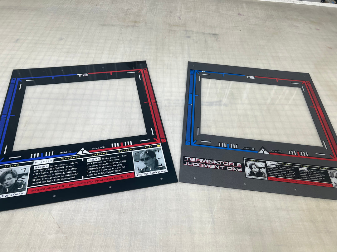Arcade 1up Terminator 2 bezel – Szabo's Arcades