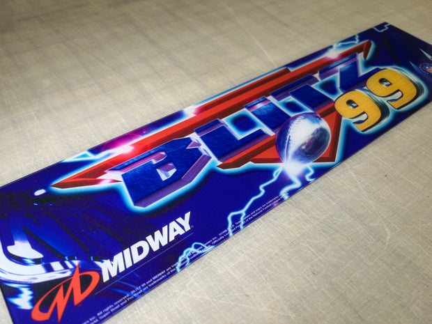Arcade 1up NFL BLITZ 99 Replacement Acrylic Marquee