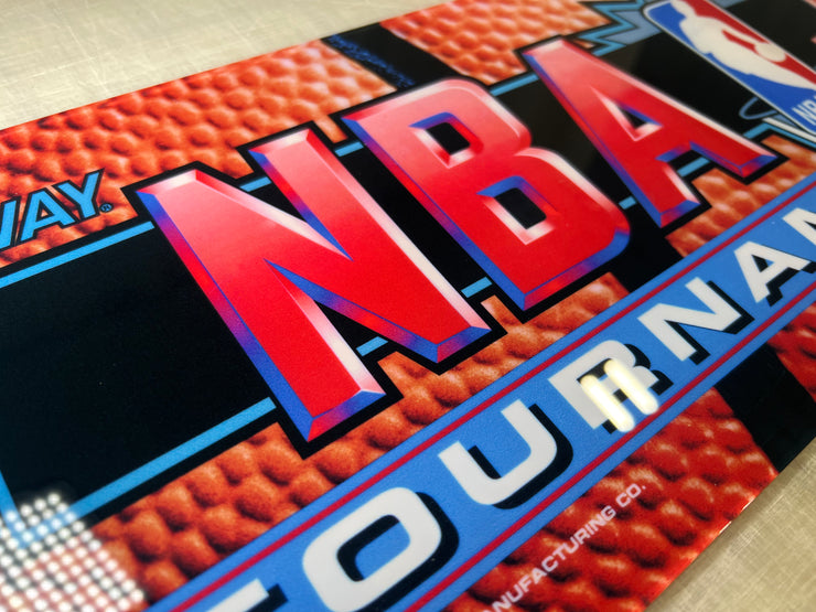NBA Jam Tournament Edition marquee full size cabinet