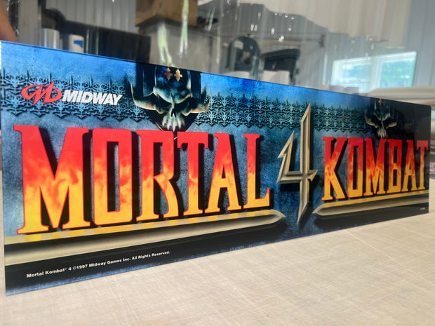 Mortal Kombat 4 marquee