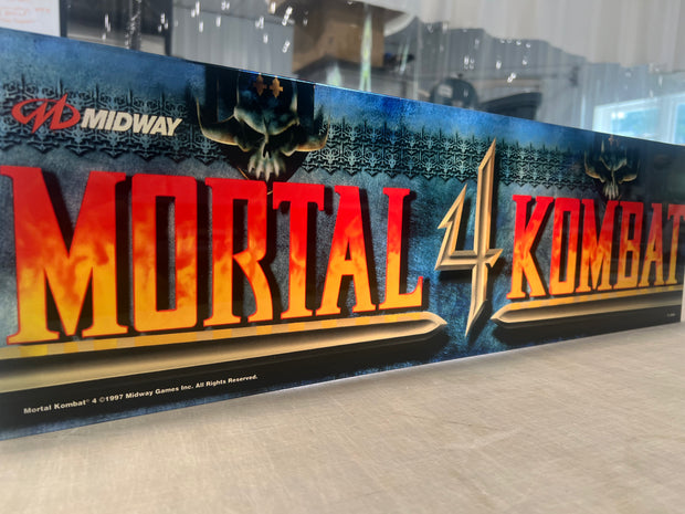 Mortal Kombat 4 marquee