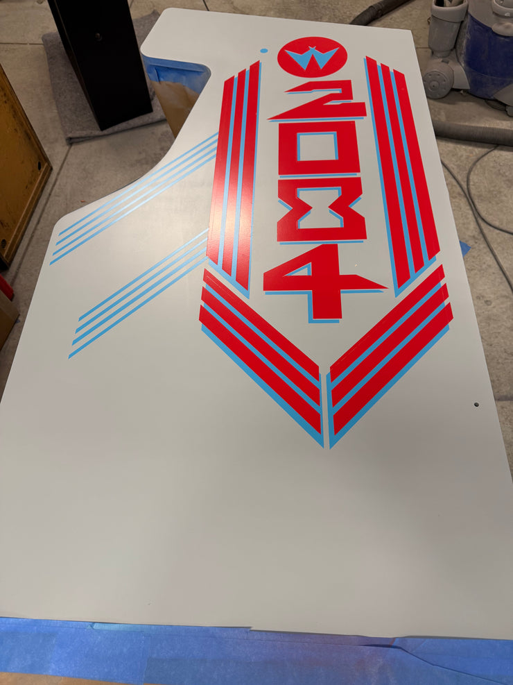 Robotron Side Art Stencils