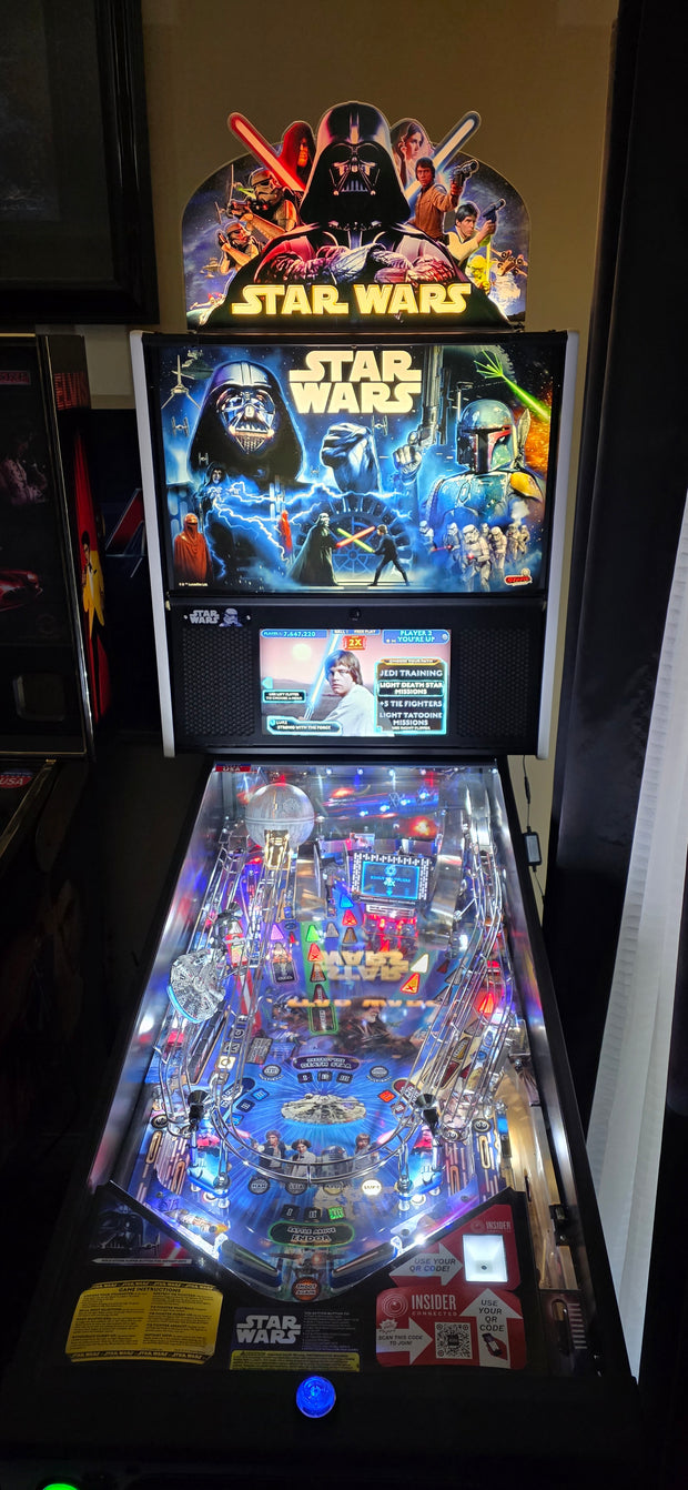 Arcade 1up Star Wars pinball topper