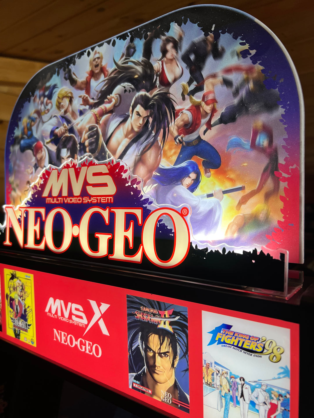Neo Geo MVSX lighted topper – Szabo's Arcades Neo Geo MVSX lighted topper – Szabo's Arcades