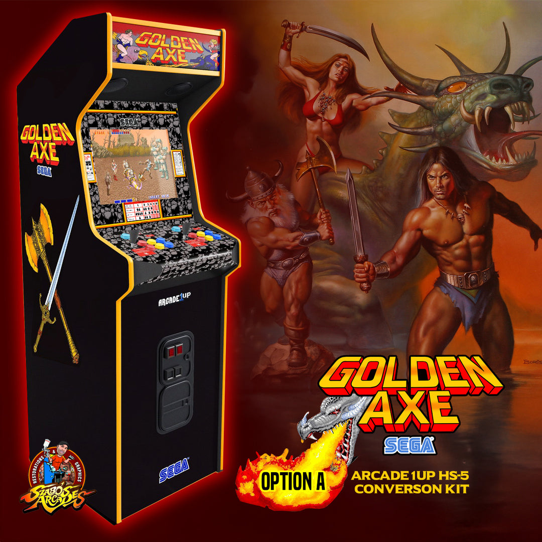 golden axe game gear Arcade 1up Golden Axe HS-5 kit – Szabo's Arcades