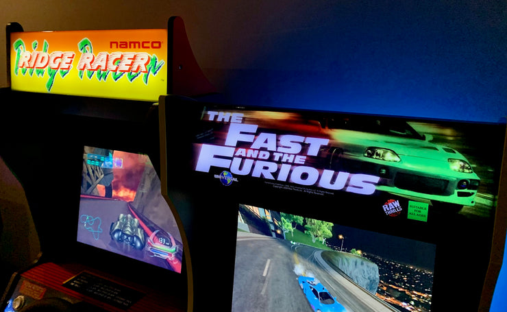 **New** Arcade 1up slip on Replacement Acrylic Marquees