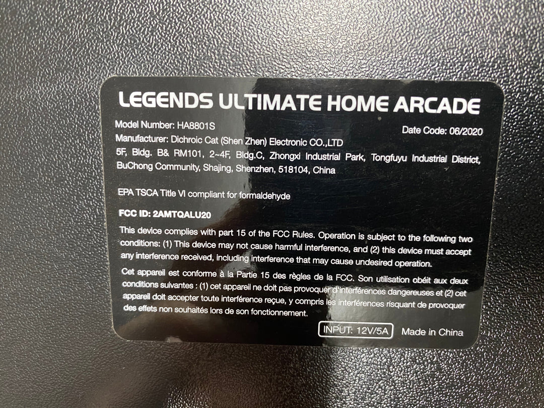 Legends Ultimate Tron Marquee – Szabo's Arcades