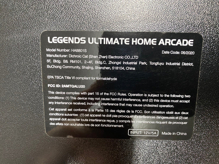 Legends Ultimate Multicade- Side Art