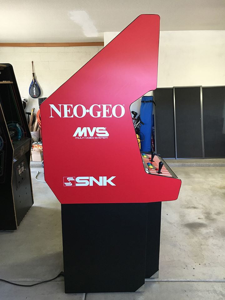 NEO-GEO Side and Front Art- MVS2 4 & 6 slot machines