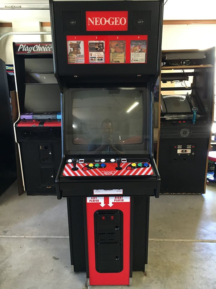 NEO-GEO Side and Front Art- MVS2 4 & 6 slot machines