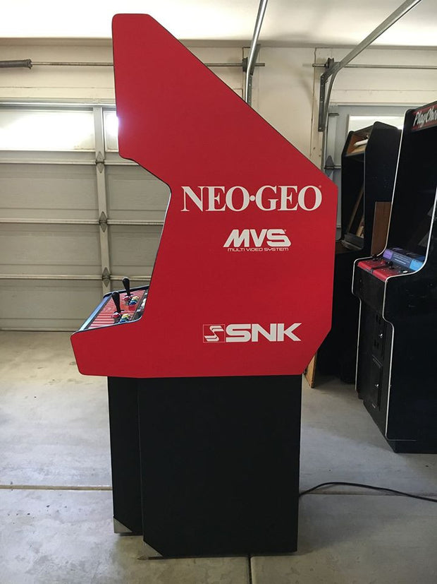 NEO-GEO Big Red Side Art only- fits MVS2-4 & 6 slot machines