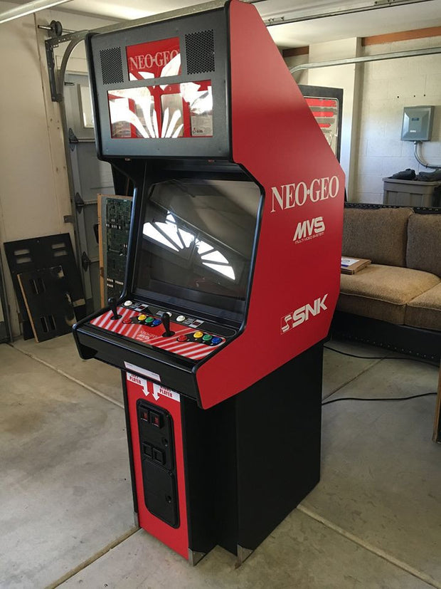 NEO-GEO Big Red Side Art only- fits MVS2-4 & 6 slot machines