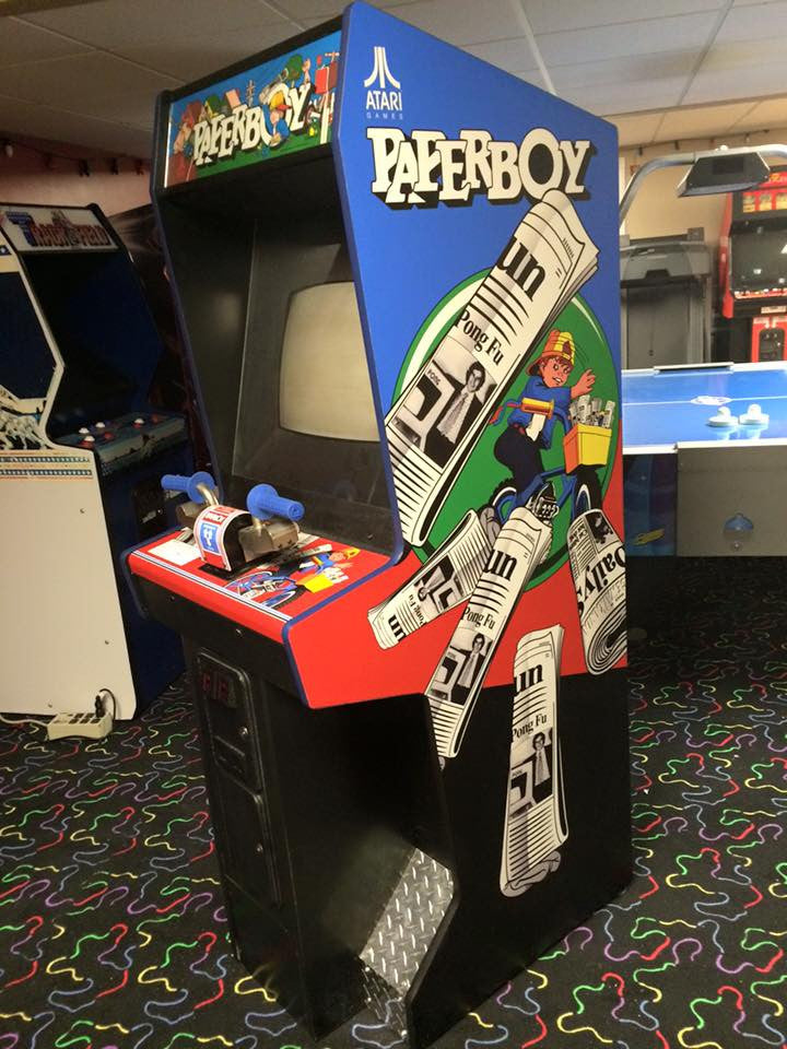 Paper Boy Marquee – Szabo's Arcades