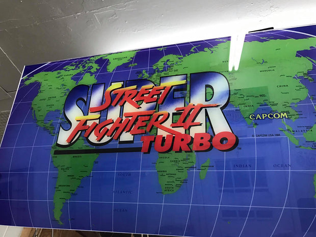 Big Blue Super Street Fighter 2 Turbo Marquee