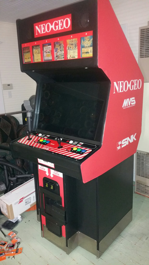 NEO-GEO MVS2-4 & 6 Big Red- Front Art with arrows.