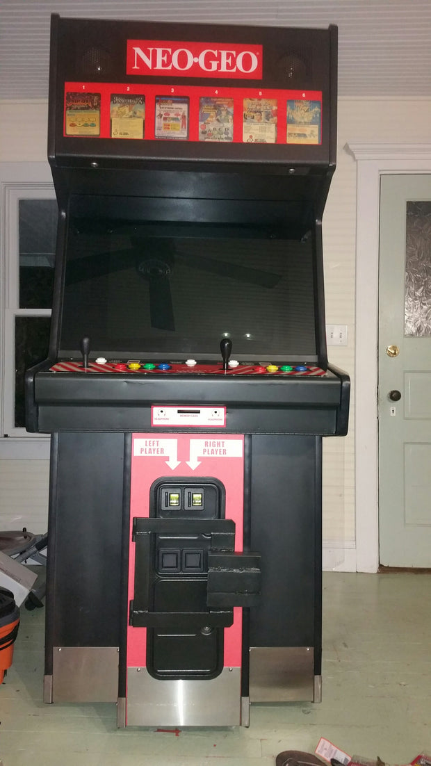 NEO-GEO MVS2-4 & 6 Big Red- Front Art with arrows.