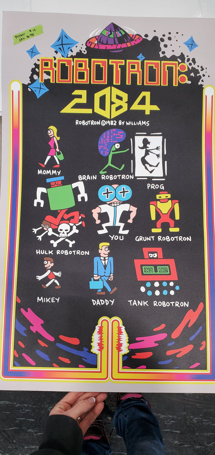 Robotron Poster- Blemishville