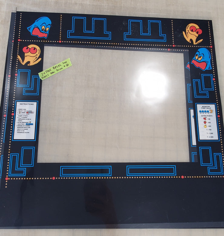 Arcade 1up Pacman Bezel- Blemishville