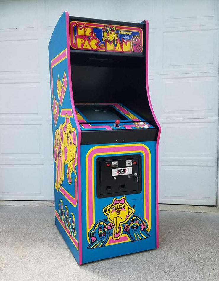 Ms. Pacman- Sides and Front Art
