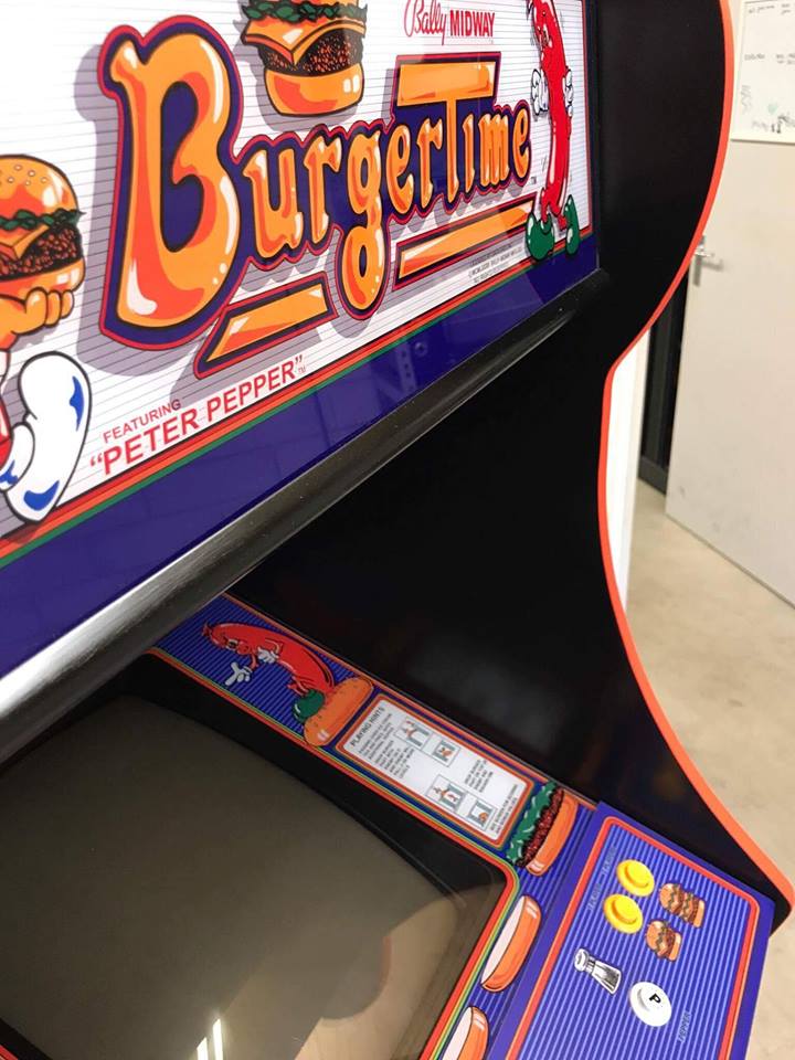 Burger Time - Marquee (full size cabinet)