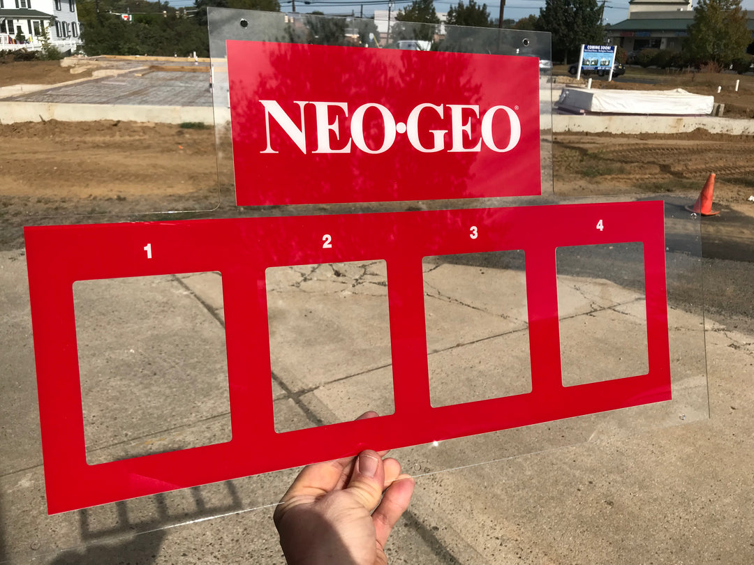 NEO-GEO MVS2-4 marquee for BIG RED cabinet – Szabo's Arcades