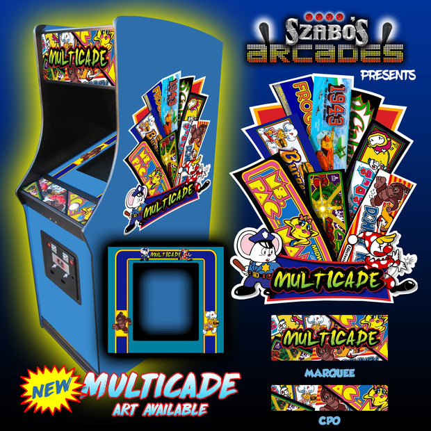 Arcade 1 up Multicade Side Art