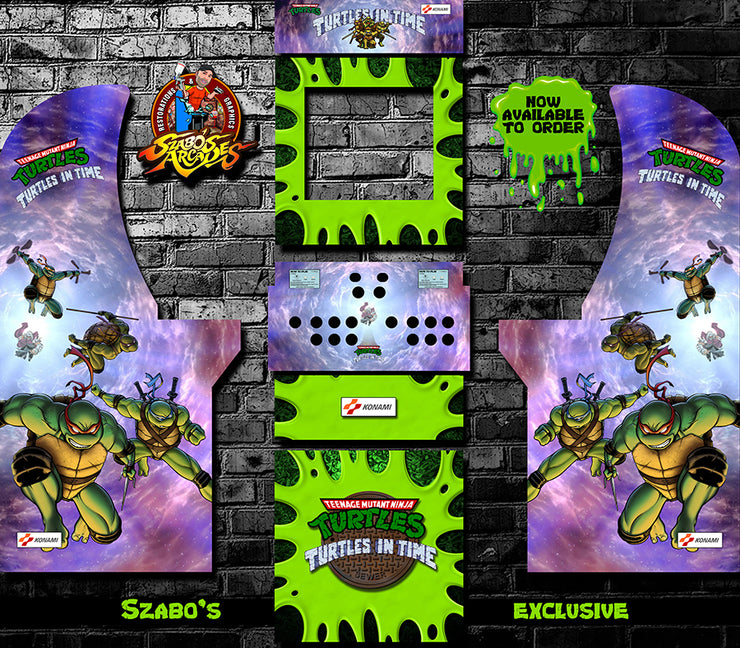 Arcade 1up Turtles in Time full kit