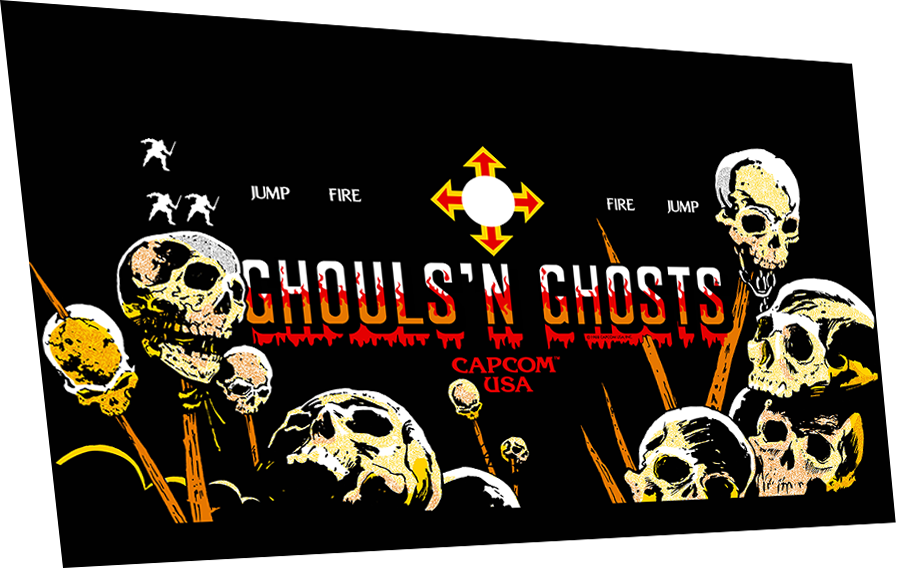 Cassette ZX Spectrum Ghouls'n Ghosts Capcom 1989 Complet PAL Jeu