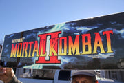 Mortal Kombat II Marquee  (full size cabinet)