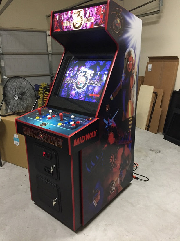 Ultimate Mortal Kombat 3 marquee  (full size cabinet)