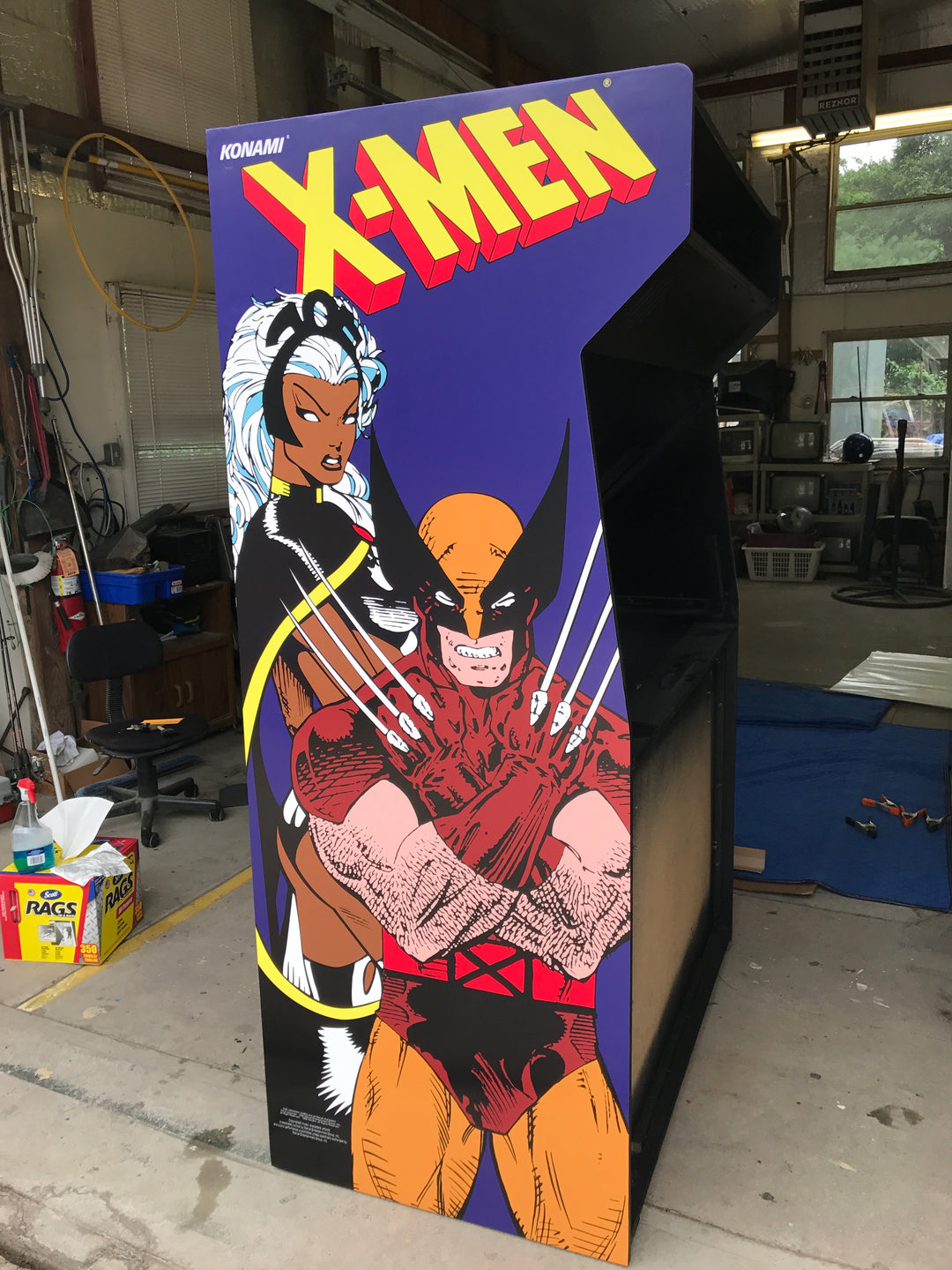 絵画004 XMen 6 player side art – Szabo's Arcades