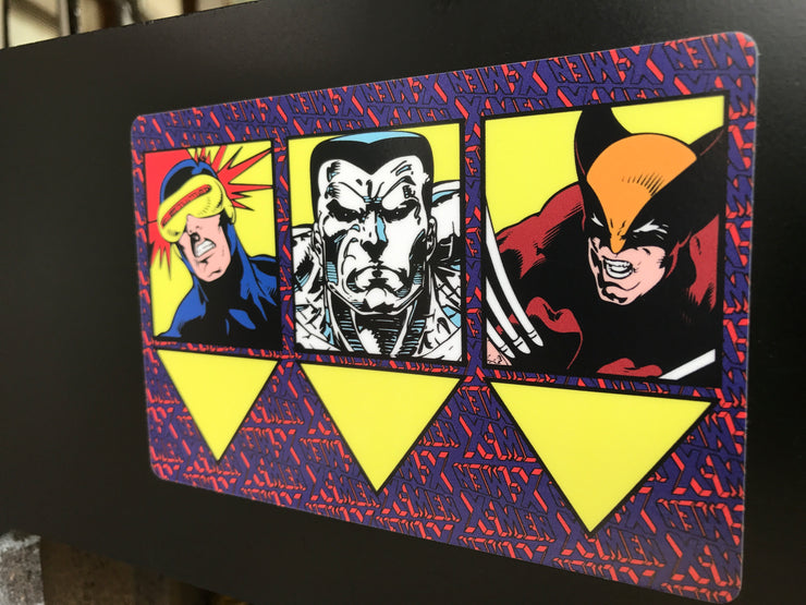 XMen coin door decals