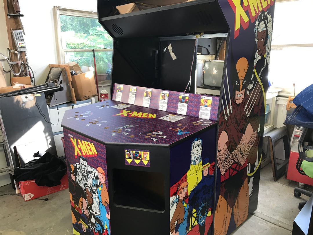 XMen coin door decals – Szabo's Arcades
